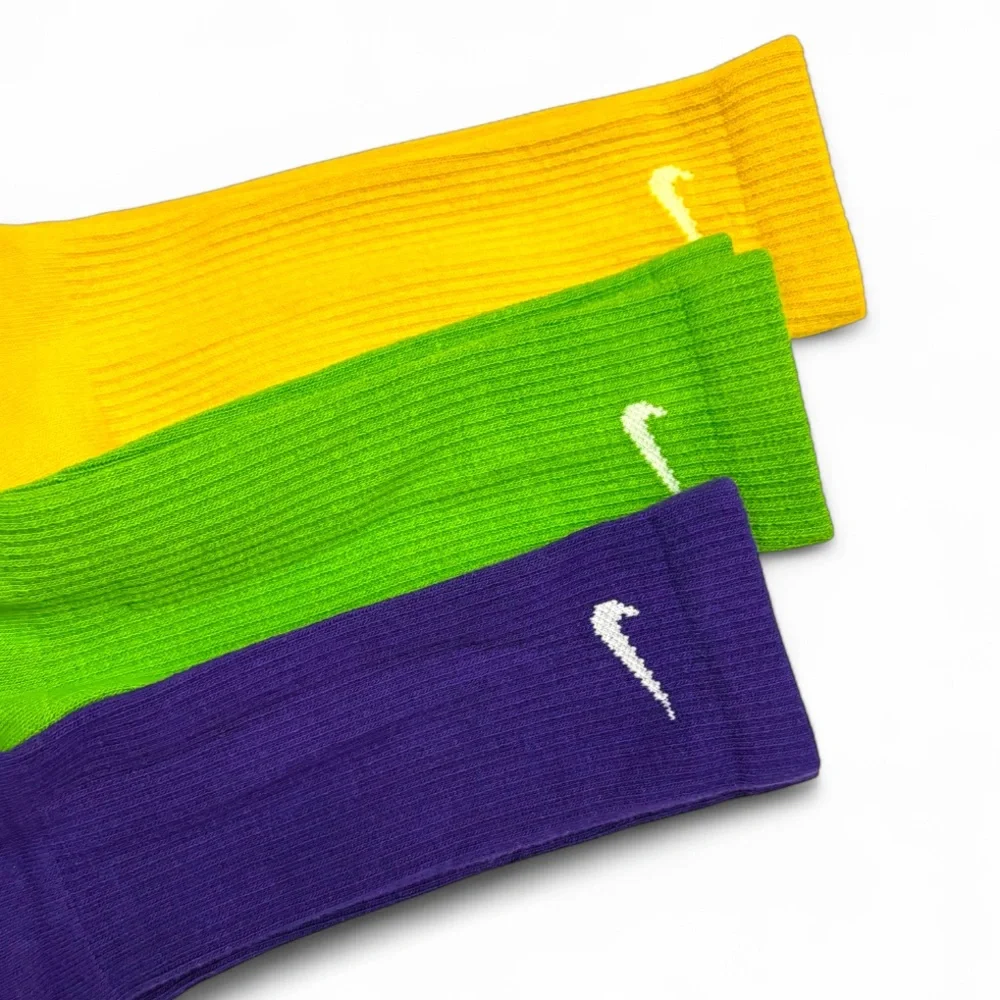 Nike dri-fit Everyday Plus cotton cushioned Crew Socks multicolor 3 pair pack